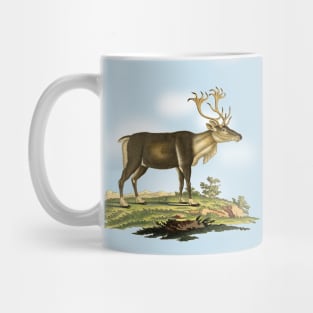 Reindeer Colorful Nature Illustration Mug